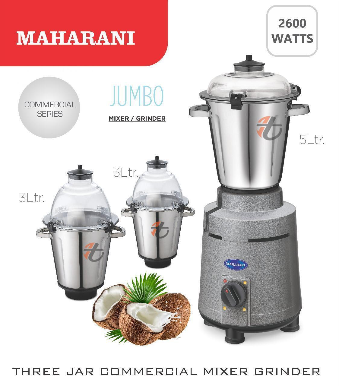 Maharani Jumbo 2600watt Mixie