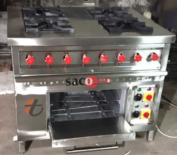 Cooking Range 4 Burner with Oven