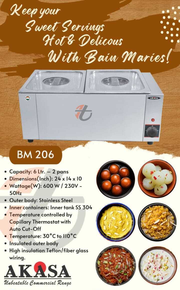 Electric Bain Marie Model BM 206