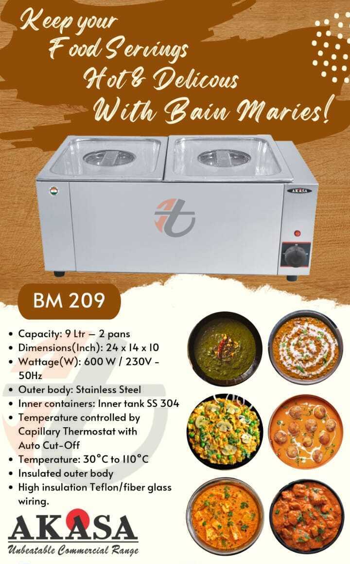 Electric Bain Marie Model BM 209