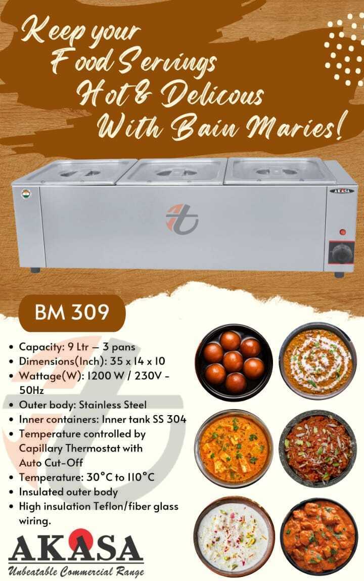 Electric Bain Marie Model BM 309