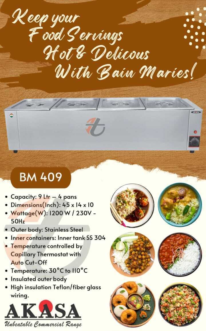 Electric Bain Marie Model BM 409