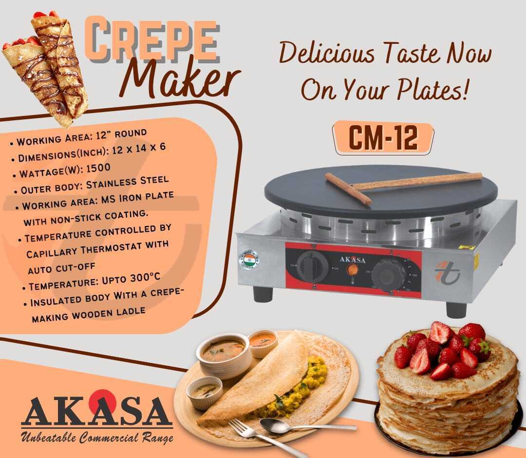 Electric Crepe Maker Model CM-12