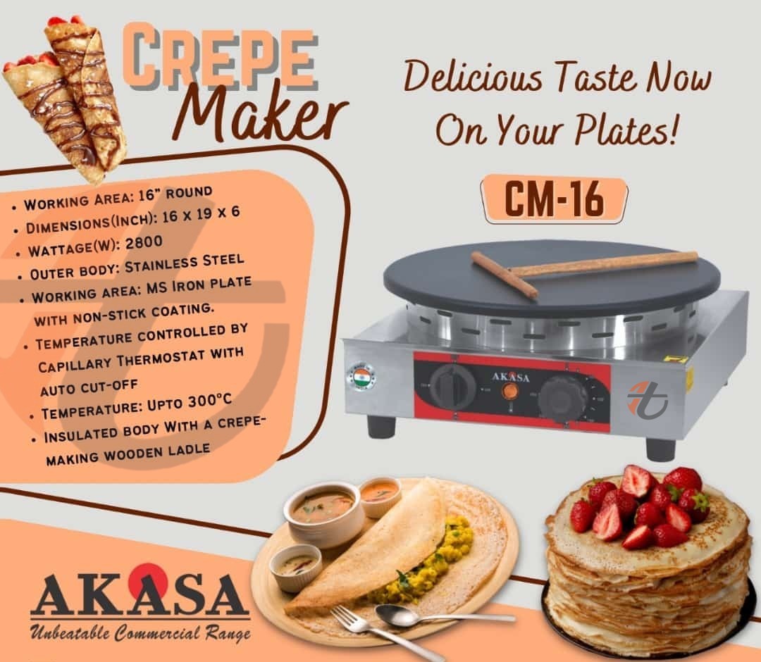 Electric Crepe Maker Model CM - 16