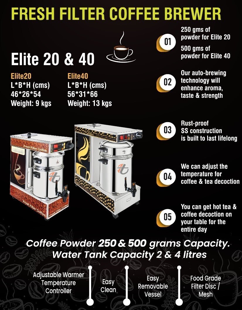 Filter Coffee Elite 20,40