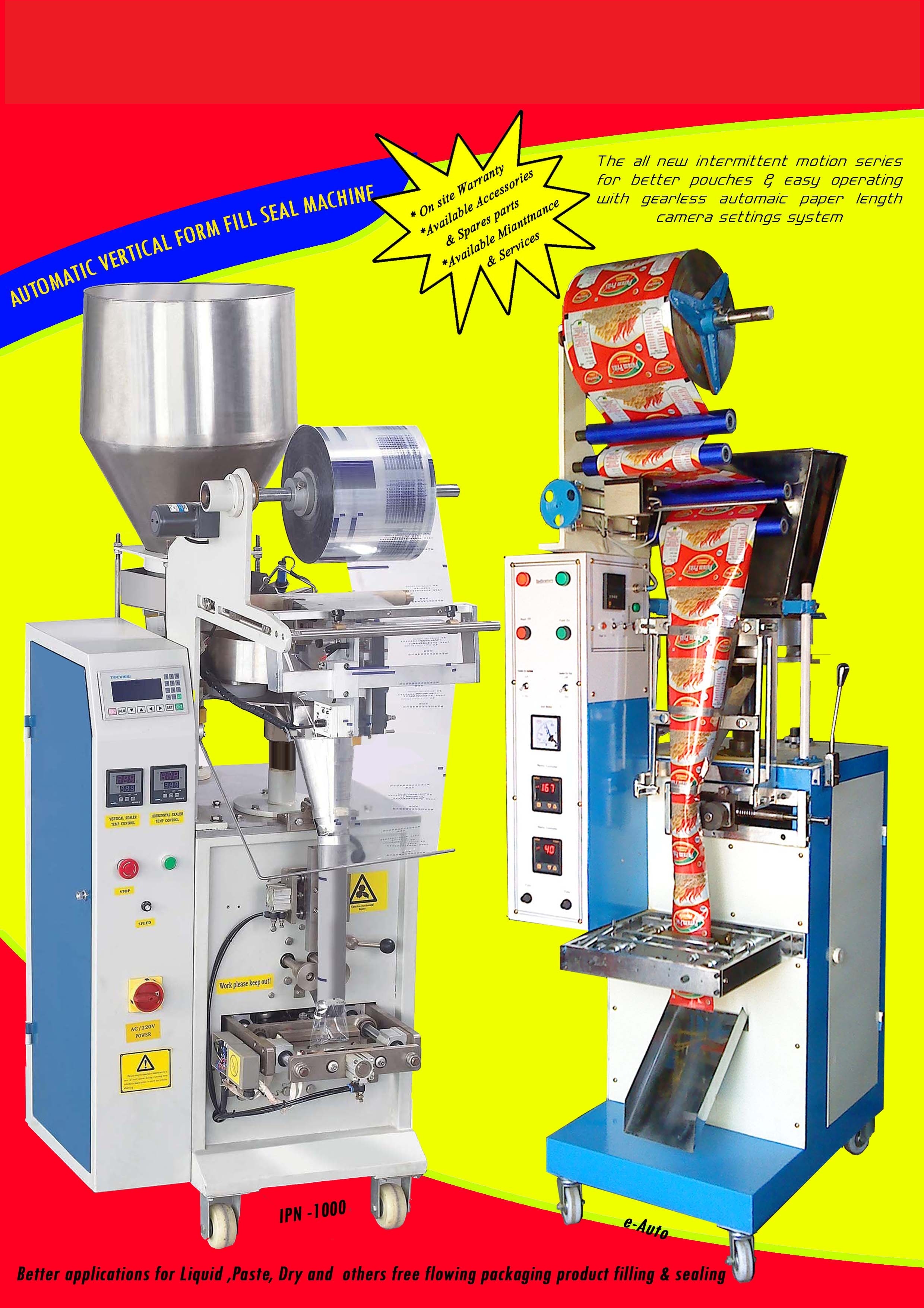 Filling & Sealing Machine