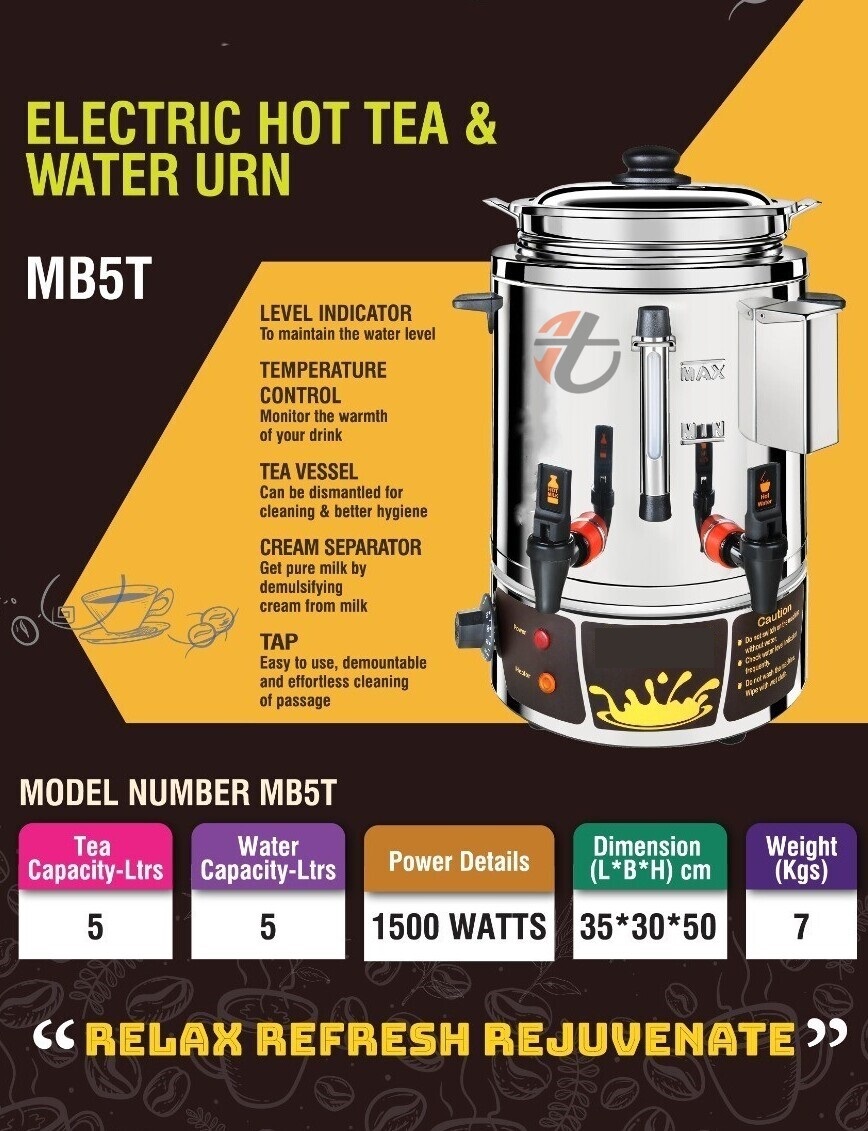 Hot Tea And Water Urn MB-5T