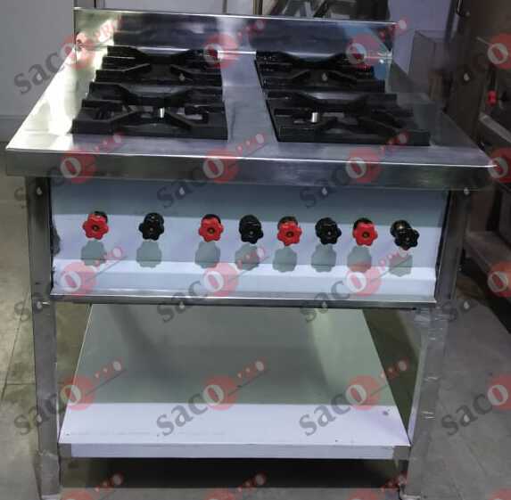 Cooking Range 4 Burner SS