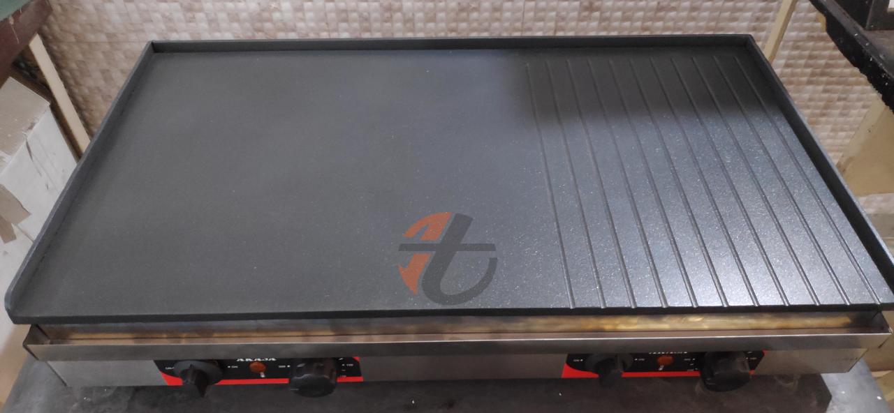 Hot Plate with 1/4 Grill Electric