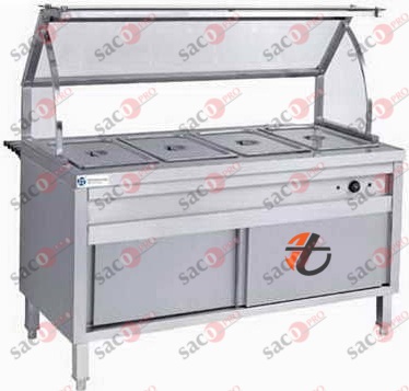 Bain Marie With Bend Glass