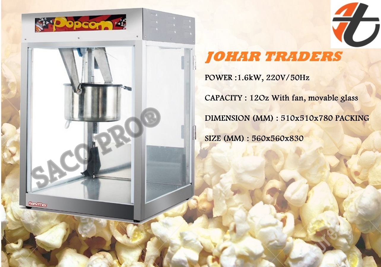 Pop Corn Machine Stainless Steel Big Electric