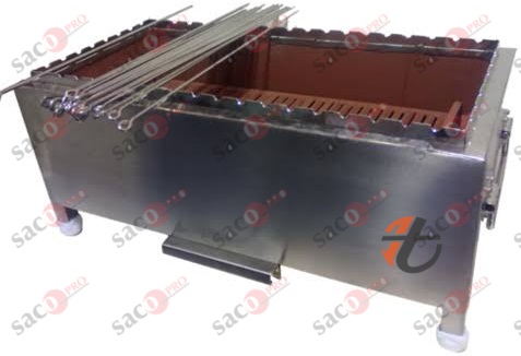 SS BBQ Griller Gas/Charcoal