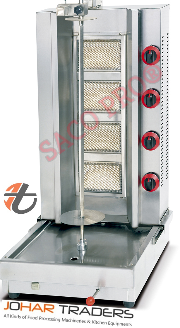 Shawarma Machine 4 Burner Gas