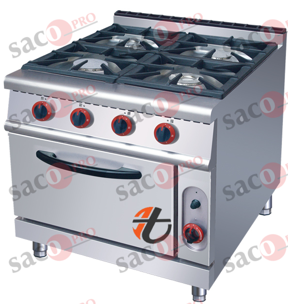 4 Burner Cooking Range With Oven