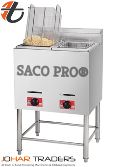 Deep Fryer Stand Gas Double