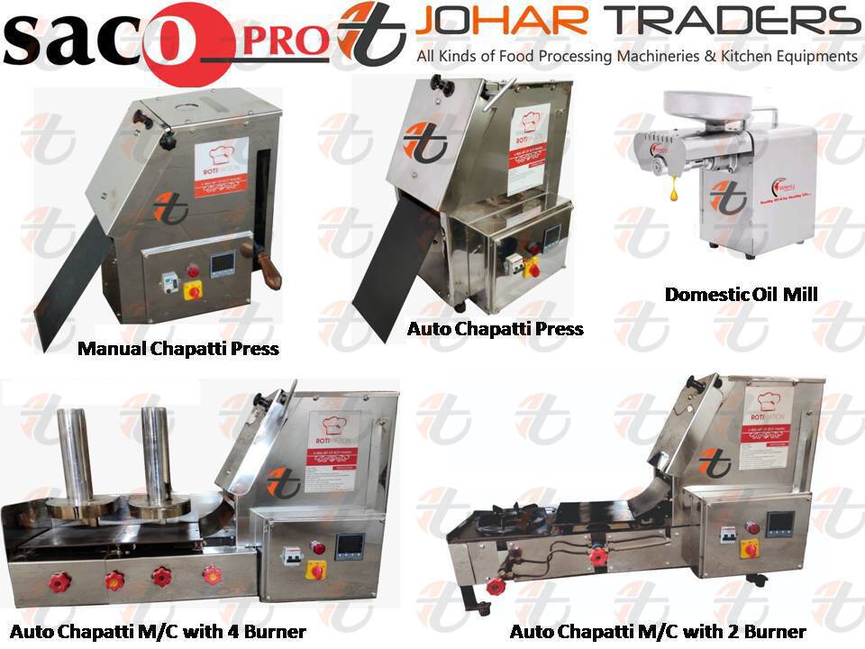 All Model Roti / Chapatti Machines